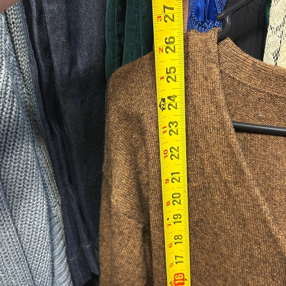 Madewell Brown Merino Wool Blend Cardigan | Cozy Soft Classic | Size XS‎